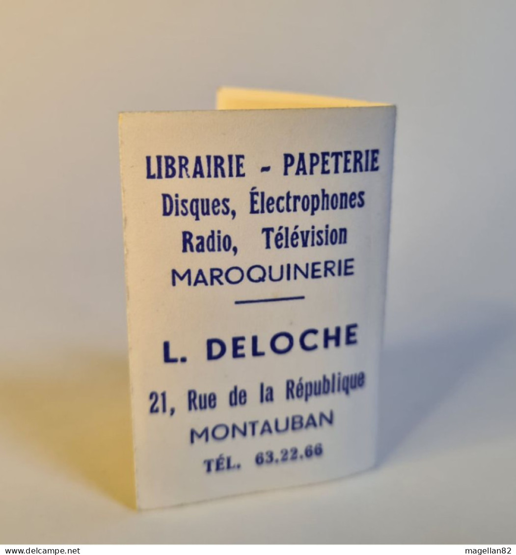 Ancien Mini Calendrier. Almanach. Ilustration Tacot. Taxi Paris Métro . Année 1967. Publicité Deloche Montauban. - Petit Format : 1961-70