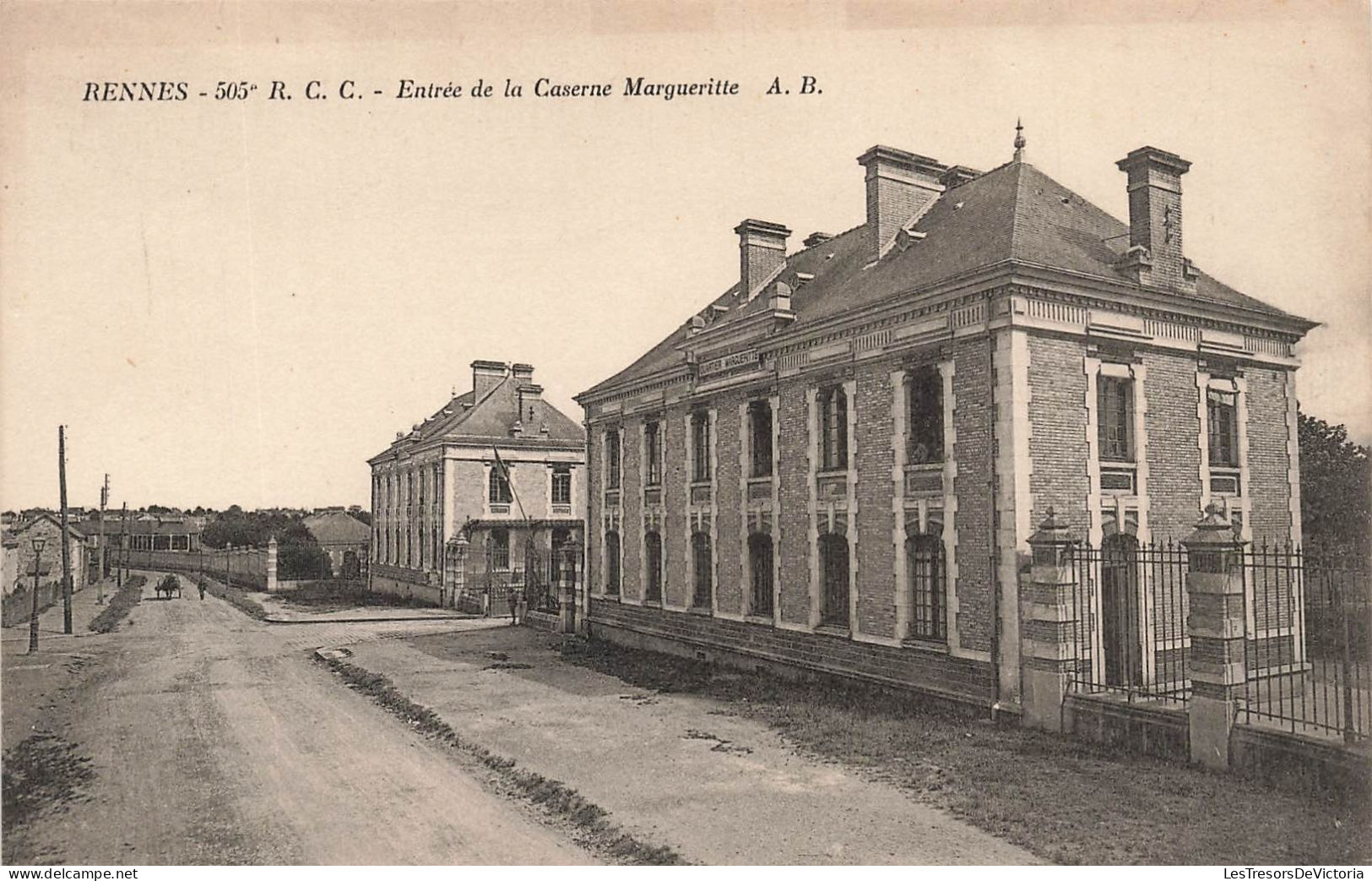 FRANCE - Rennes - RCC - Entrée De La Caserne Margueritte - AB - Carte Postale Ancienne - Rennes