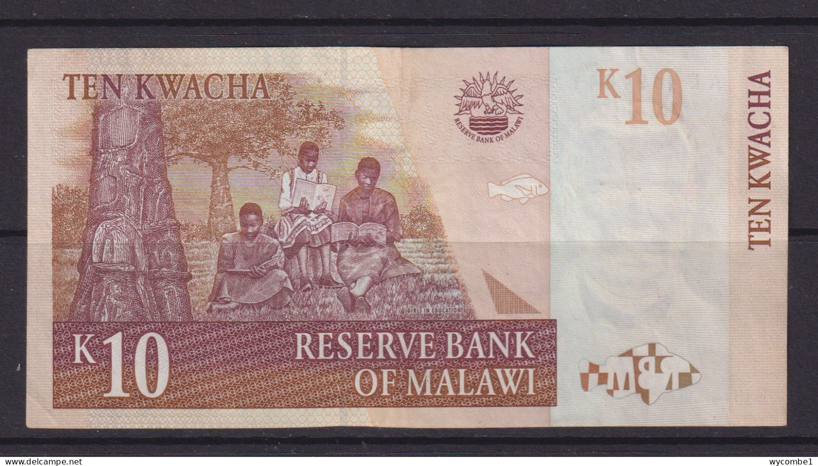 MALAWI -  1997 10 Kwacha UNC/aUNC  Banknote - Malawi