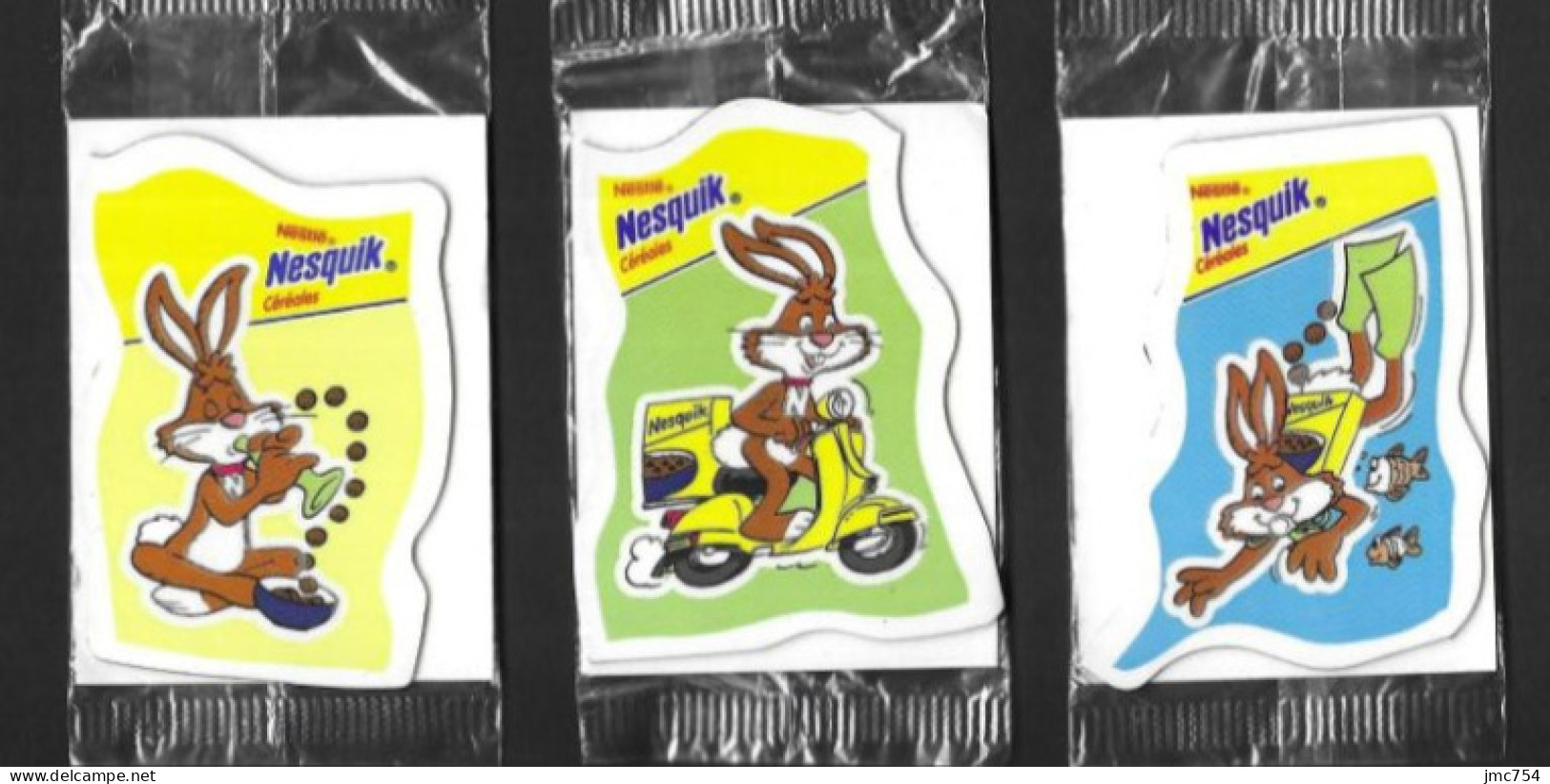 Magnet Publicitaire NESQUIK Céréales.   Série De 3. - Advertising