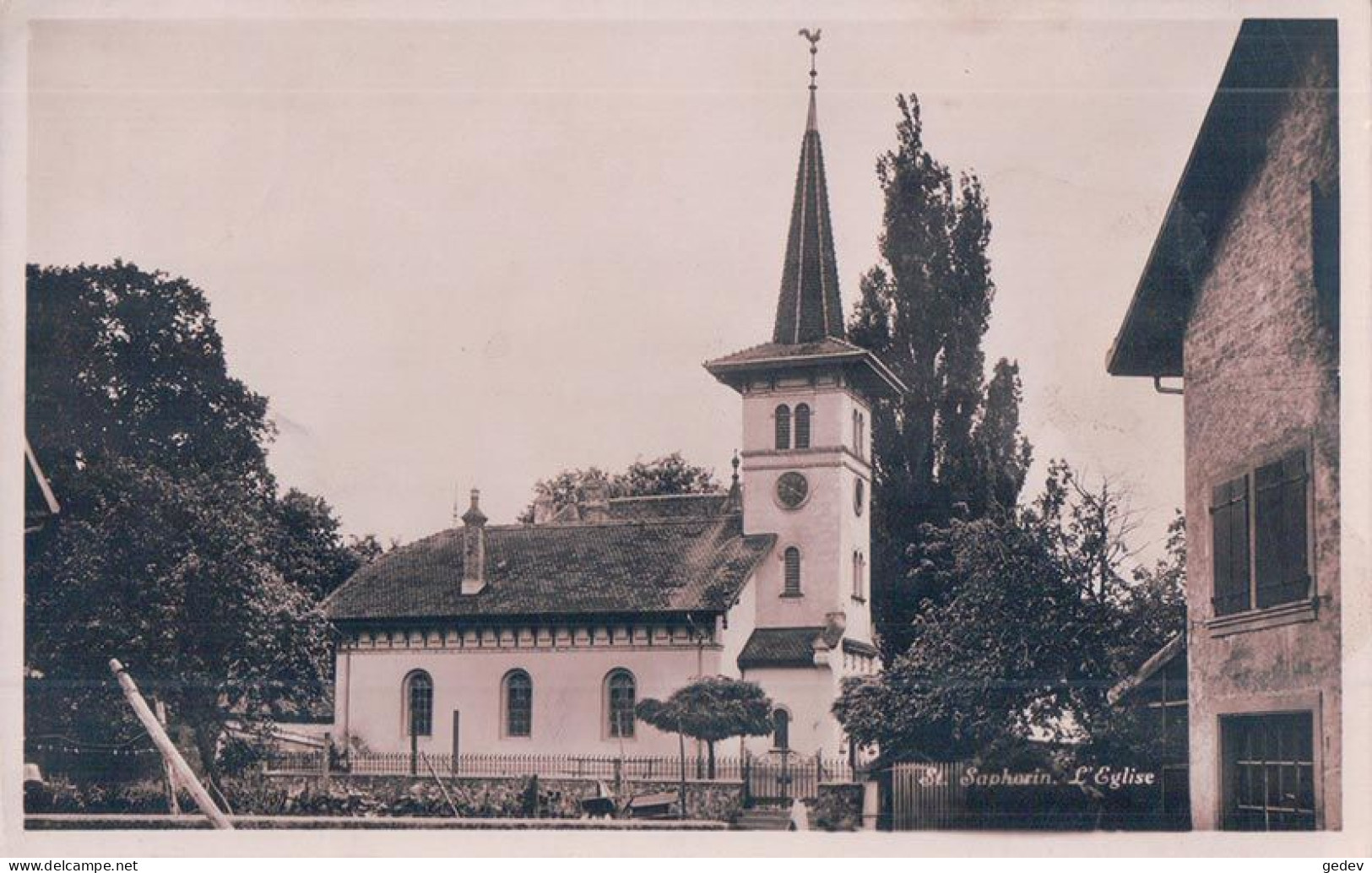 St Saphorin Sur Morges VD, L' Eglise (13619) - Saint-Saphorin