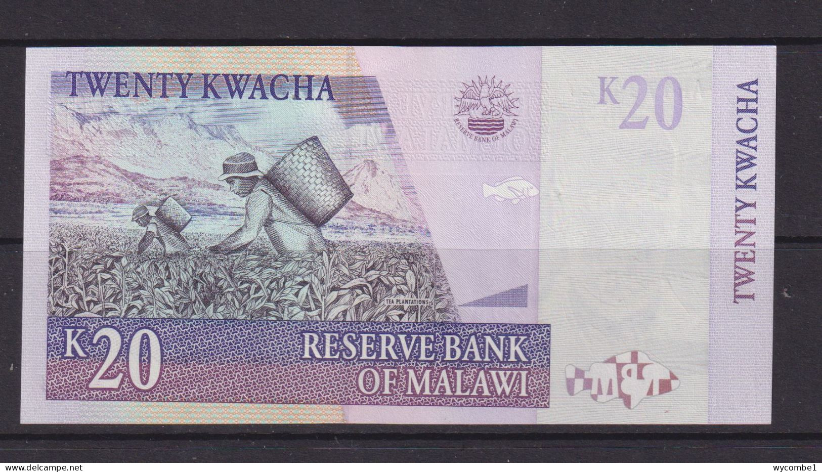 MALAWI -  1997 20 Kwacha UNC/aUNC  Banknote - Malawi