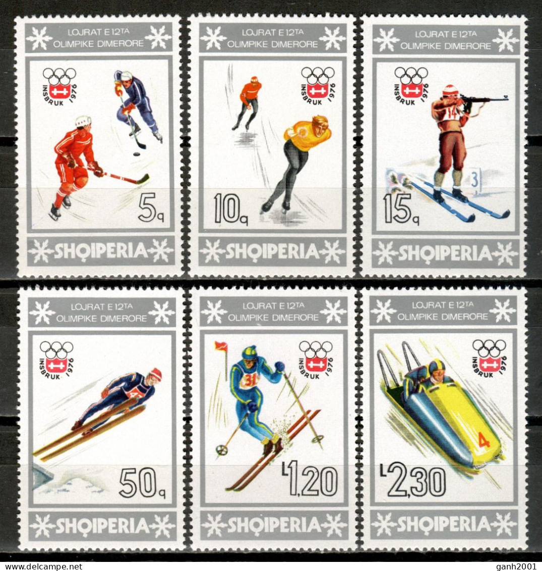Albania 1976 / Winter Olympic Games Innsbruck 1964 MNH Juegos Olímpicos Olympische Spiele / Cu17811  C5-15 - Winter 1976: Innsbruck