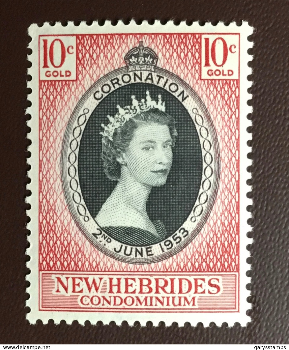 New Hebrides 1953 Coronation MNH - Ongebruikt