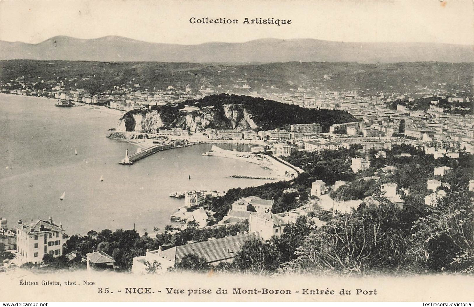 FRANCE - Nice - Vue Prise Du Mont Boron - Entrée Du Port - Carte Postale Ancienne - Autres & Non Classés