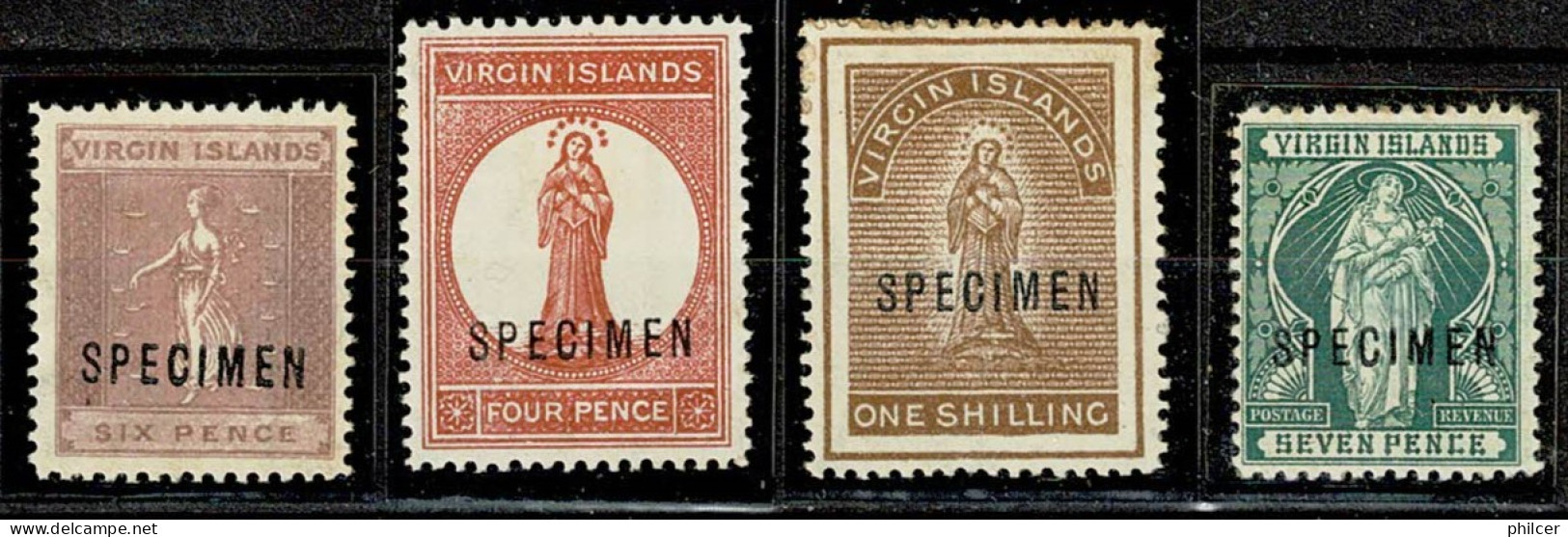 Virgin Islands, 1887, Specimen, MNG - British Virgin Islands