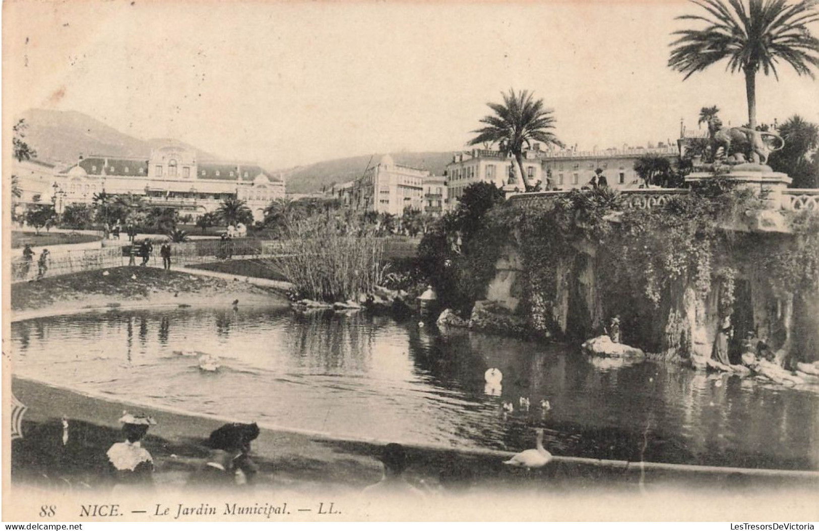 FRANCE - Nice - Vue Sur Le Jardin Municipal - LL - Carte Postale Ancienne - Autres & Non Classés