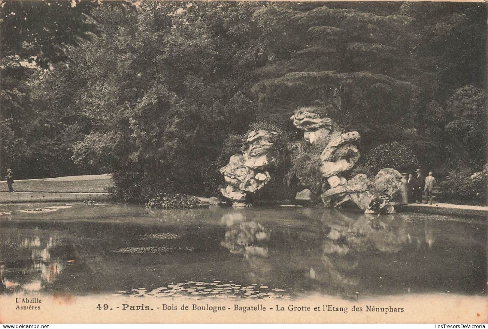 FRANCE - Paris - Bois De Boulogne - Bagatelle - La Grotte Et L'étang Des Nénuphars - Carte Postale Ancienne - Autres & Non Classés