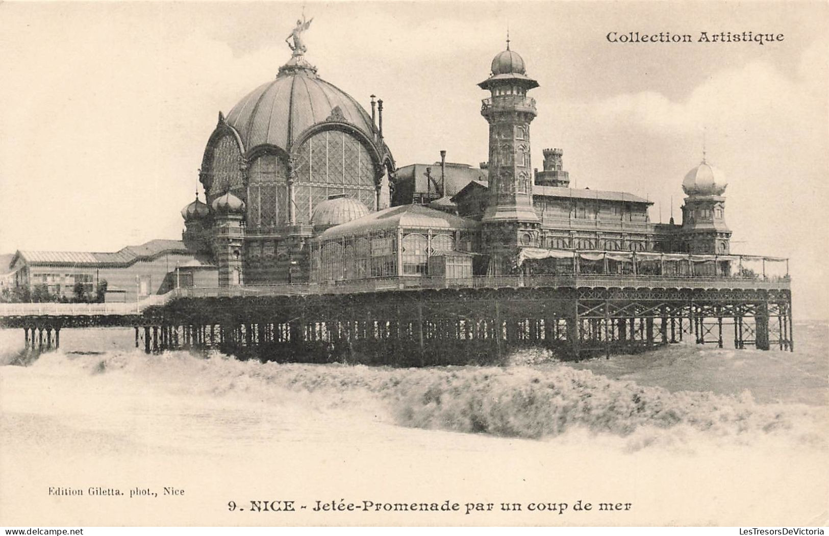 FRANCE - Nice - Jetée Promenade Par Un Coup De Mer - Carte Postale Ancienne - Other & Unclassified