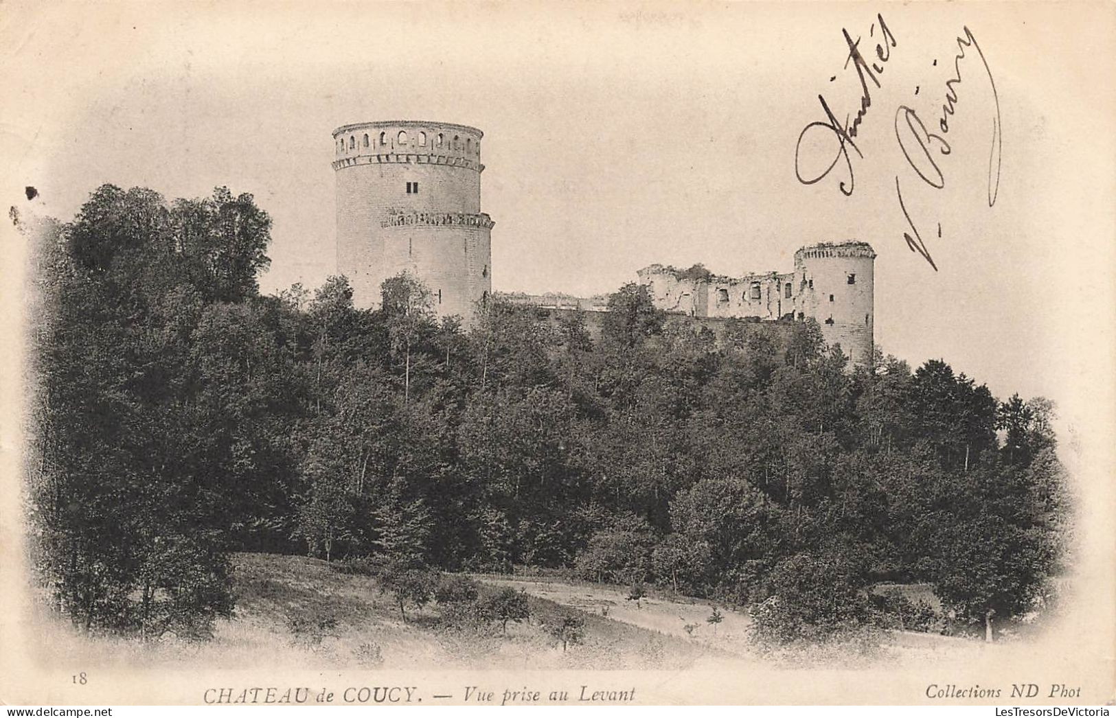 FRANCE - Château De Coucy - Vue Prise Au Levant - Carte Postale Ancienne - Sonstige & Ohne Zuordnung