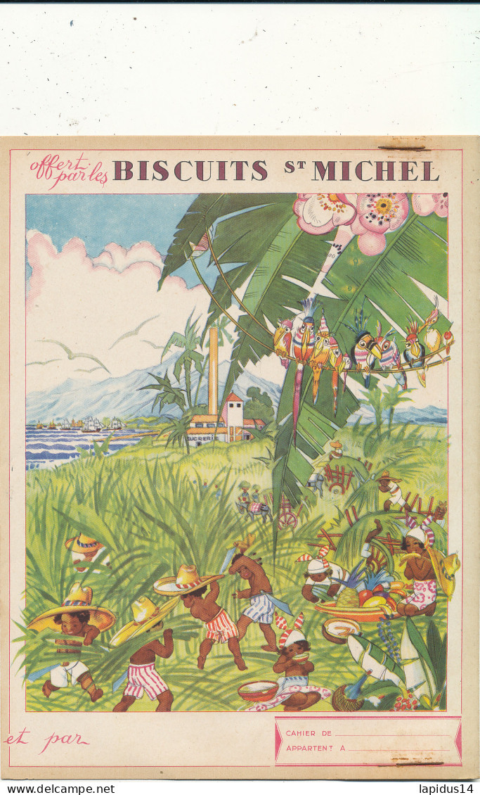   PR 309  /   PROTEGE CAHIER  BISCUITS ST MICHEL - Book Covers