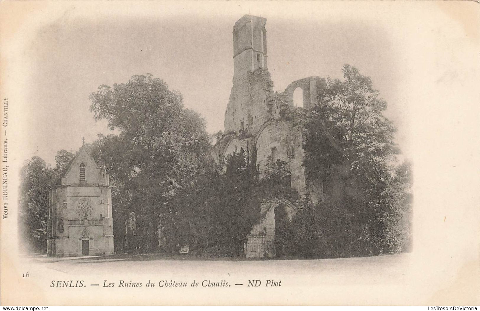 FRANCE - Senlis - Les Ruines Du Château De Chaalis - Carte Postale Ancienne - Senlis