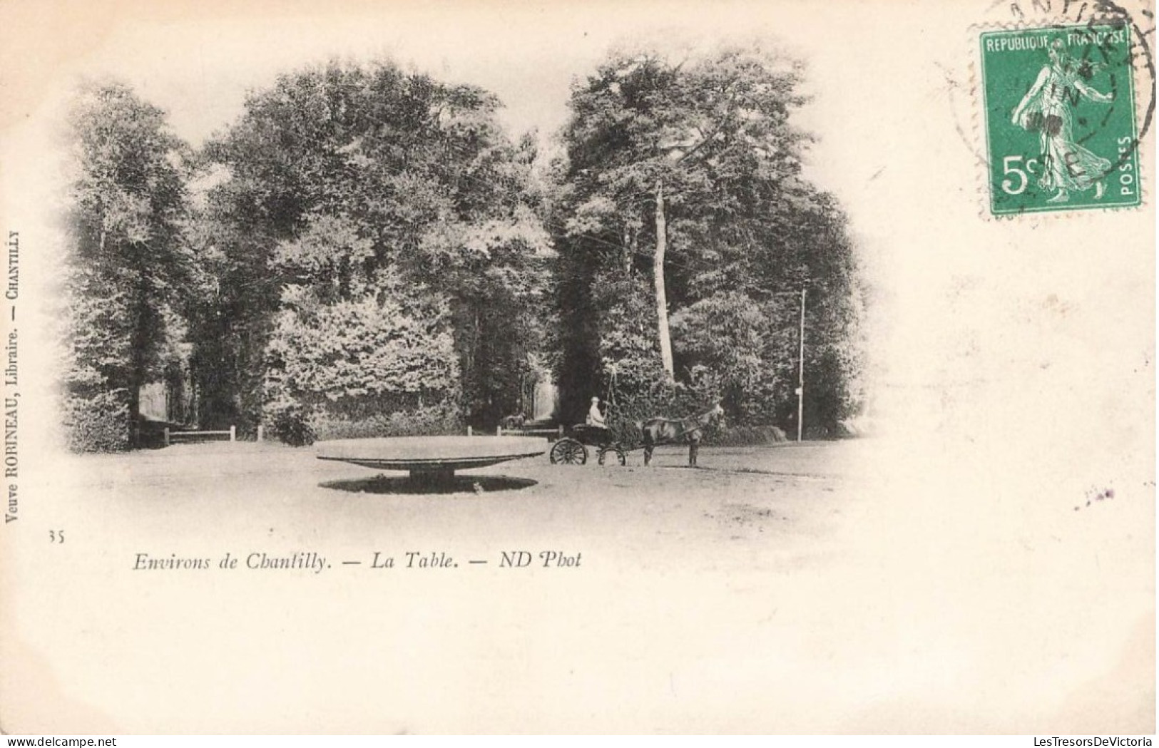 FRANCE - Environs De Chantilly - La Table - Carte Postale Ancienne - Chantilly