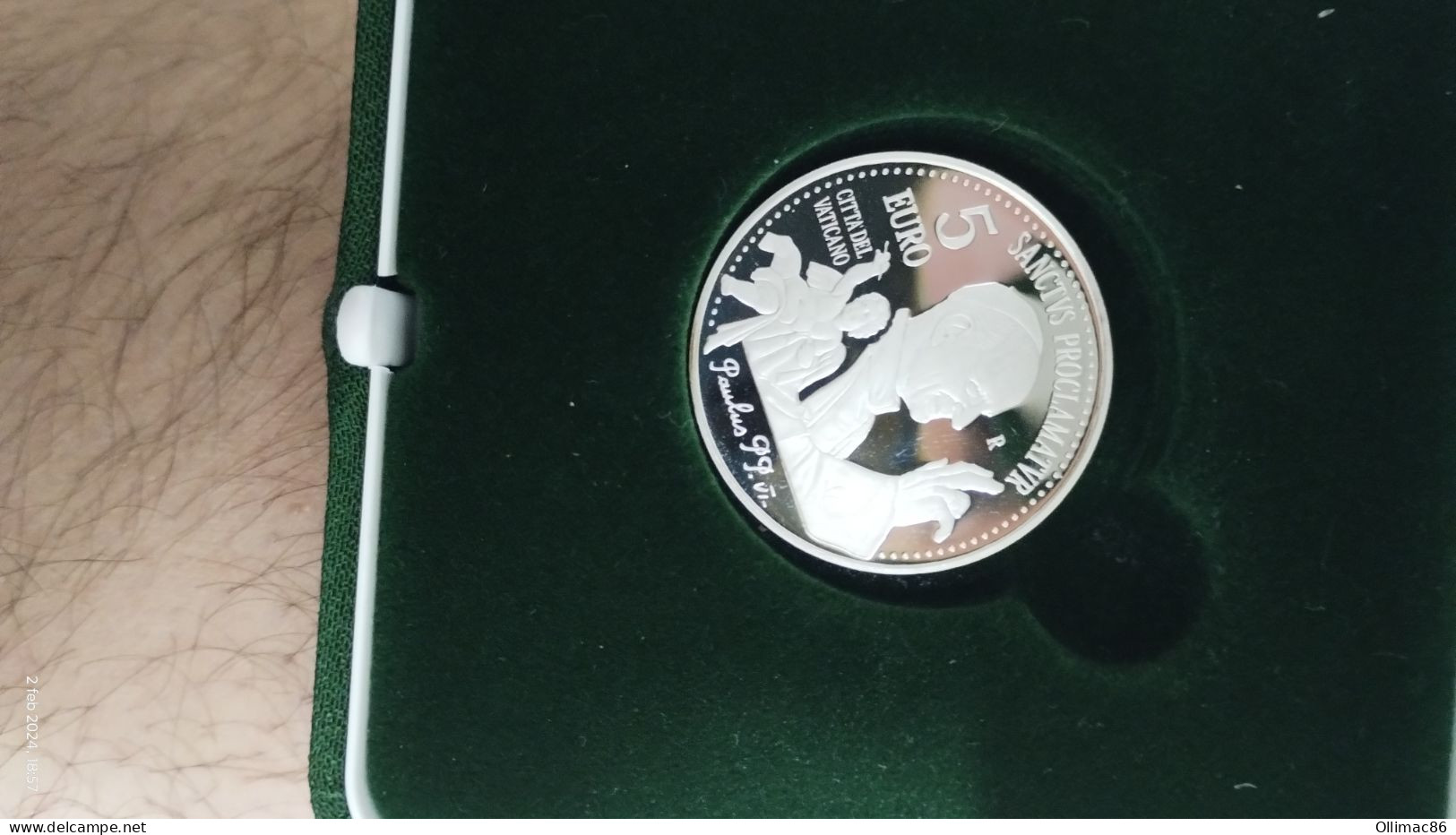 5 € Silver Canonizzazione Papa Paolo Vi 2018 - Vaticaanstad