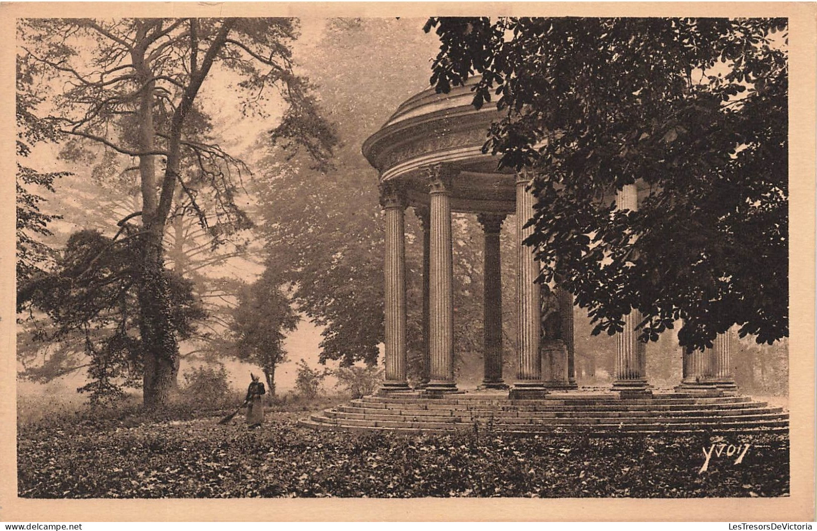 FRANCE - Le Petit Trianon - Vue Générale Sur Le Temple De L'amour - Carte Postale Ancienne - Versailles (Château)