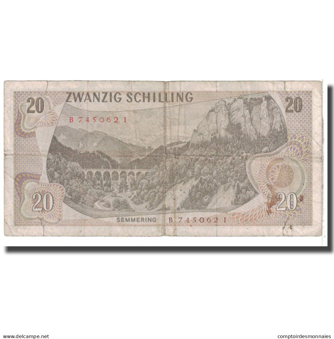 Billet, Autriche, 20 Schilling, 1967, 1967-07-02, KM:142a, TB - Oesterreich