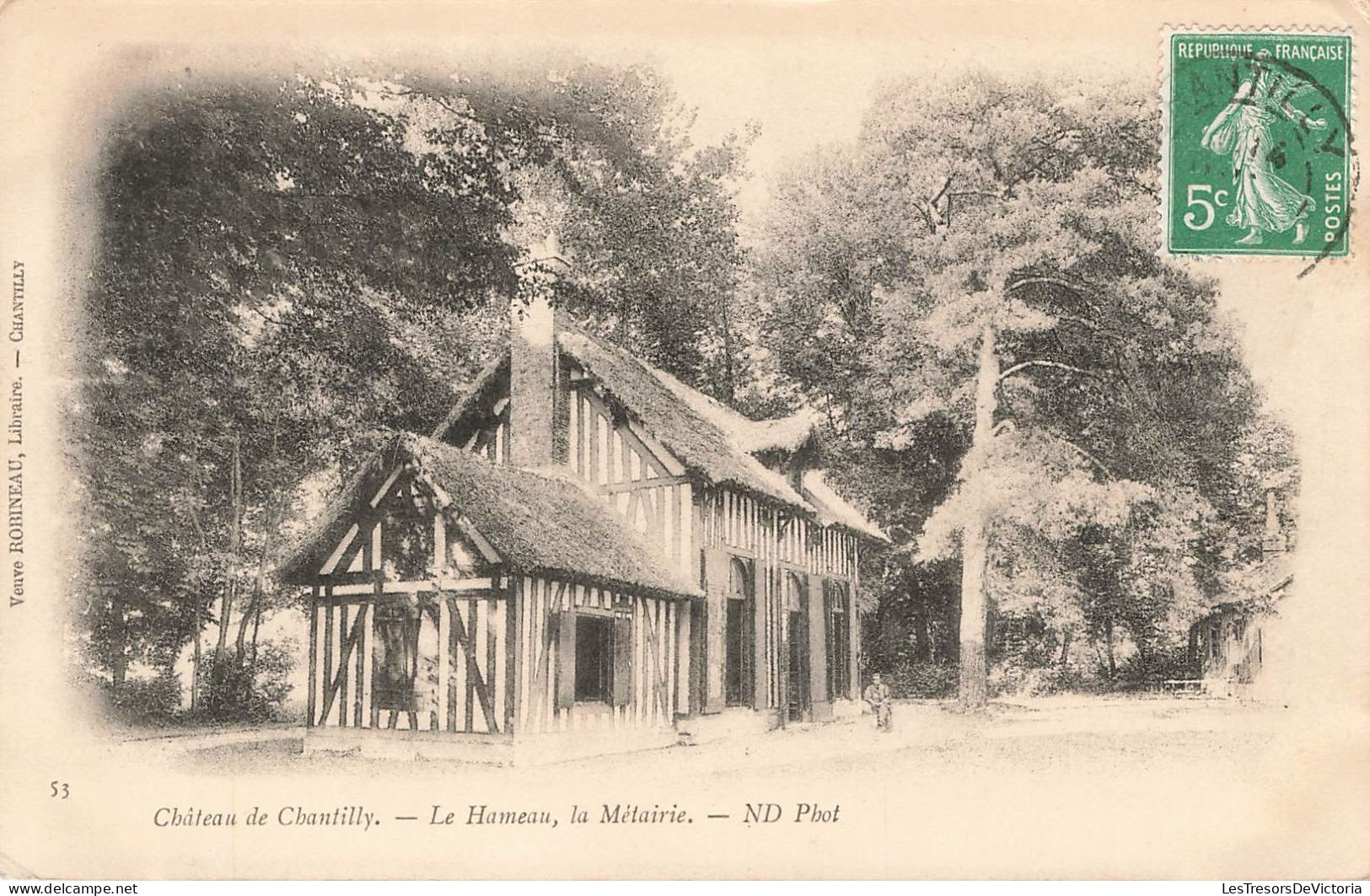 FRANCE - Chantilly - Château De Chantilly - Le Hameau - La Métairie - Carte Postale Ancienne - Chantilly