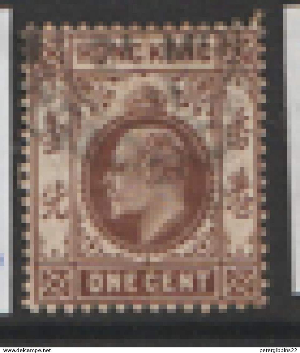 Hong Kong 1907 SG  91  1c Fine Used - Used Stamps
