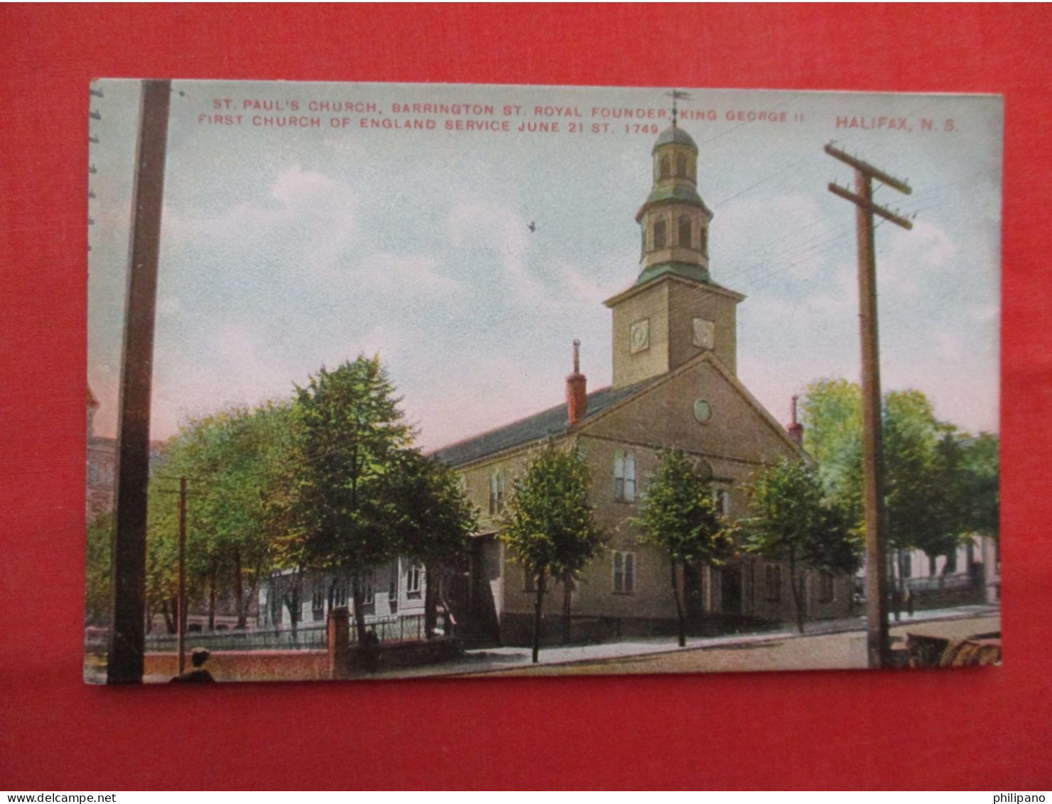 St Paul's Church. .   Halifax Nova Scotia > Halifax   Ref 6317 - Halifax