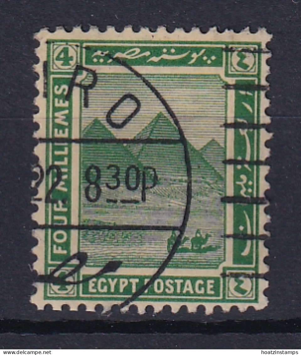Egypt: 1921/22   Pictorial  SG88    4m      Used - 1915-1921 Brits Protectoraat