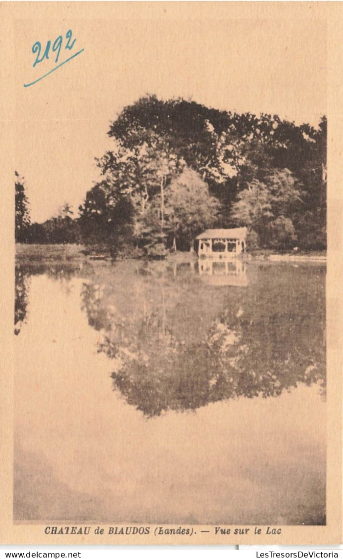 FRANCE - Château De Biaudos (Bandes) - Vue Générale Sur Le Lac - Carte Postale Ancienne - Dax