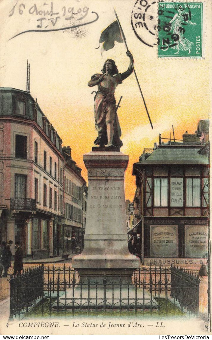 FRANCE - Compiegne - La Statue De Jeanne D'Arc - Carte Postale Ancienne - Compiegne