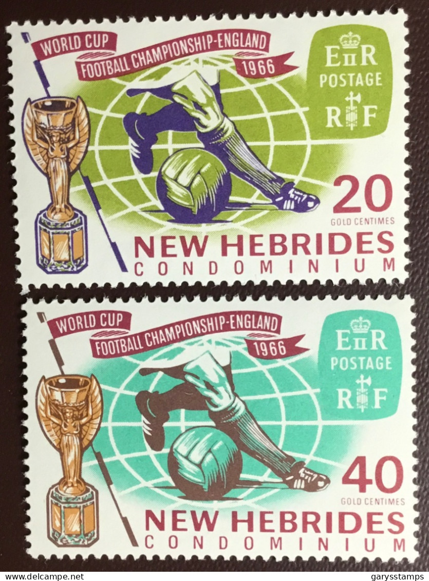 New Hebrides 1966 World Cup MNH - Unused Stamps