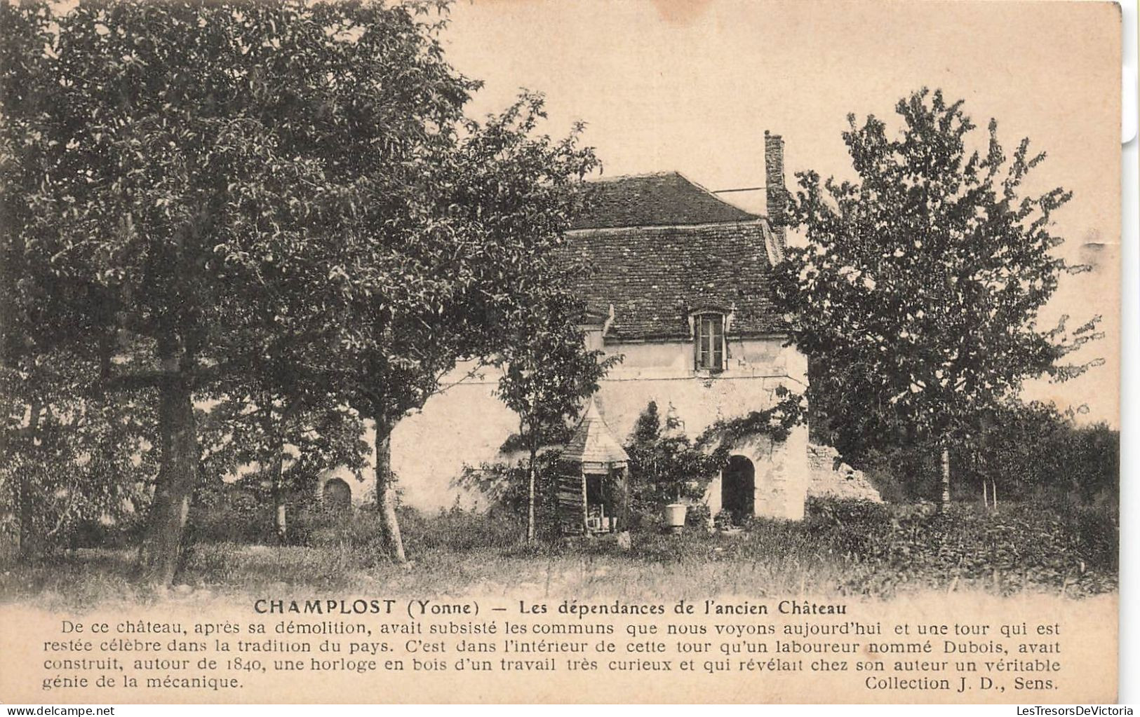 FRANCE - Champlost ( Yonne ) - Vue Générale Sur Les Dépendances De L'ancien Château - Carte Postale Ancienne - Autres & Non Classés