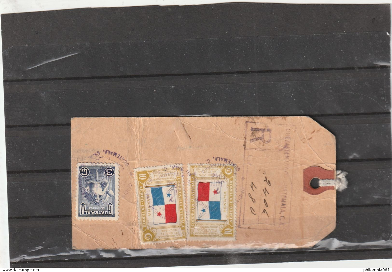 Guatemala REGISTERED PARCEL CARD ADDRESSED TO PRESIDENT TITO Yugoslavia 1948 - Brieven En Documenten