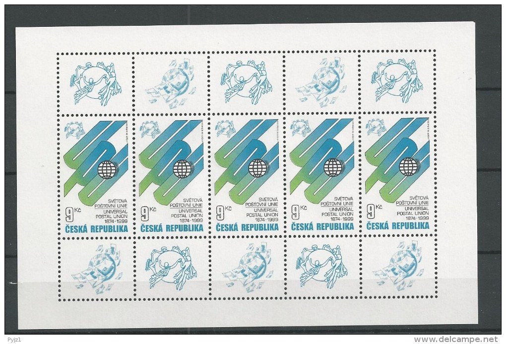 1999 MNH Ceska Republika, Kleinbogen,  Postfris - Blocs-feuillets