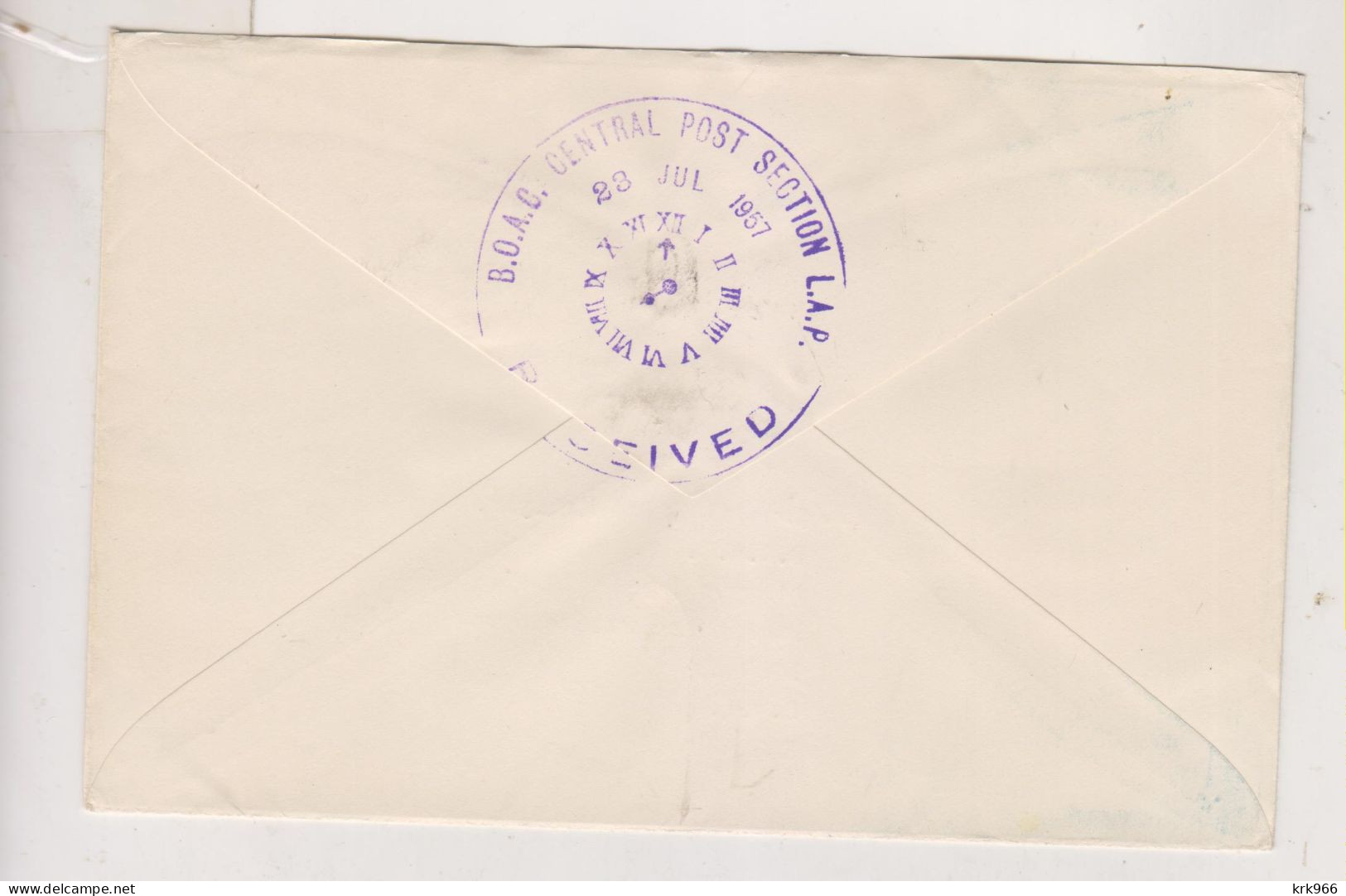 JAPAN 1957 Nice Airmail Cover To Great Britain First Flight TOKYO-LONDON - Poste Aérienne