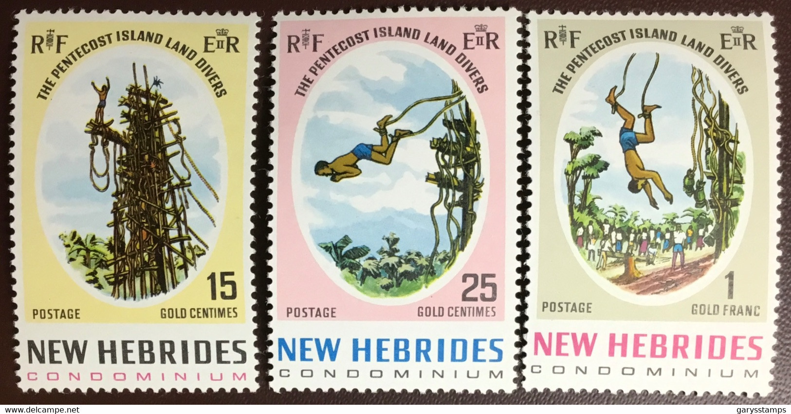 New Hebrides 1969 Pentecost Island Land Divers MNH - Neufs