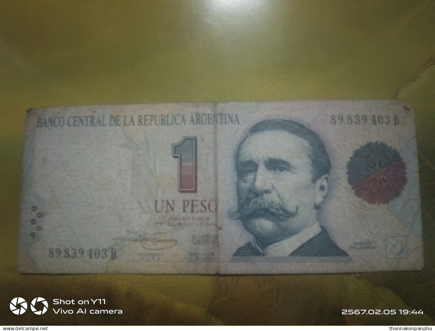 1 UN PESO 1992 - Argentinien