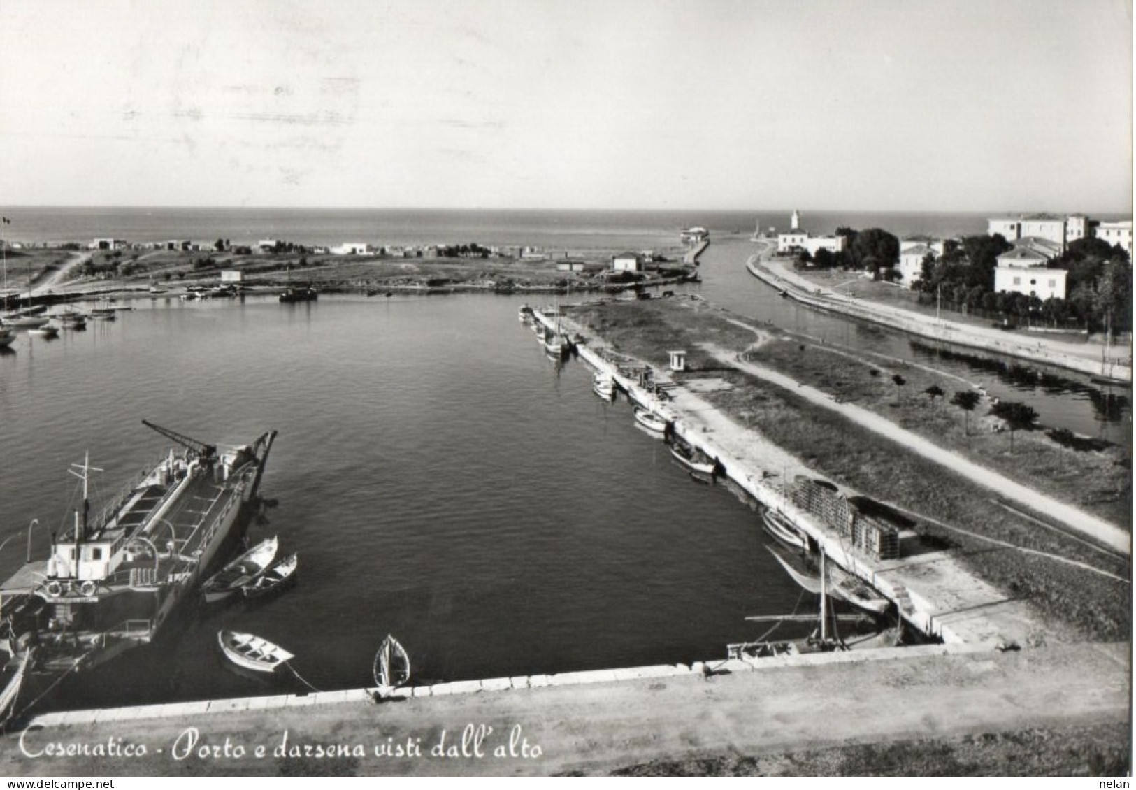 CESENATICO - PORTO E DARSENA VISTI DAL ALTO - F.G. - Cesena