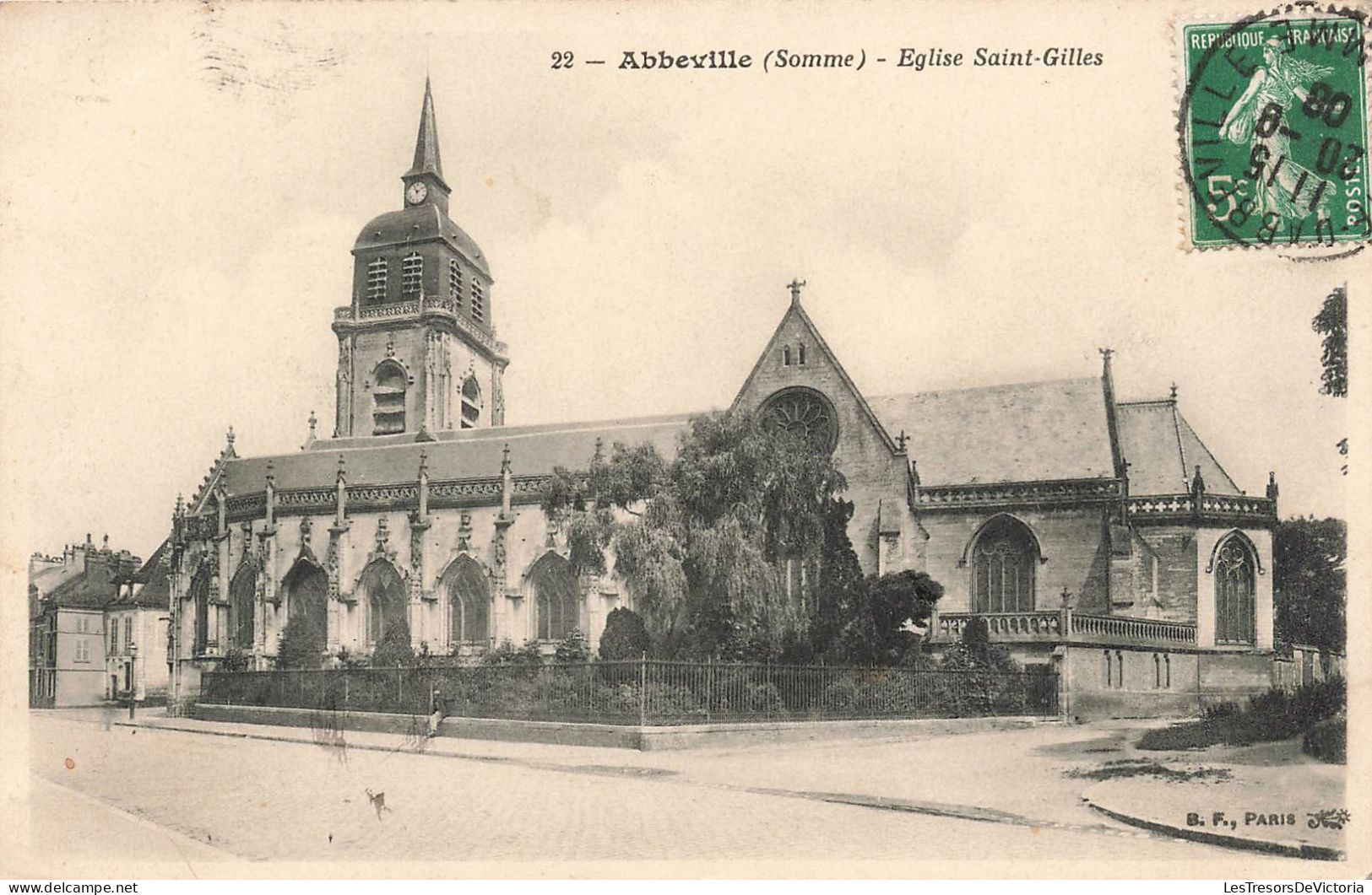 FRANCE - Abbeville - Eglise Saint Gilles - Carte Postale Ancienne - Abbeville
