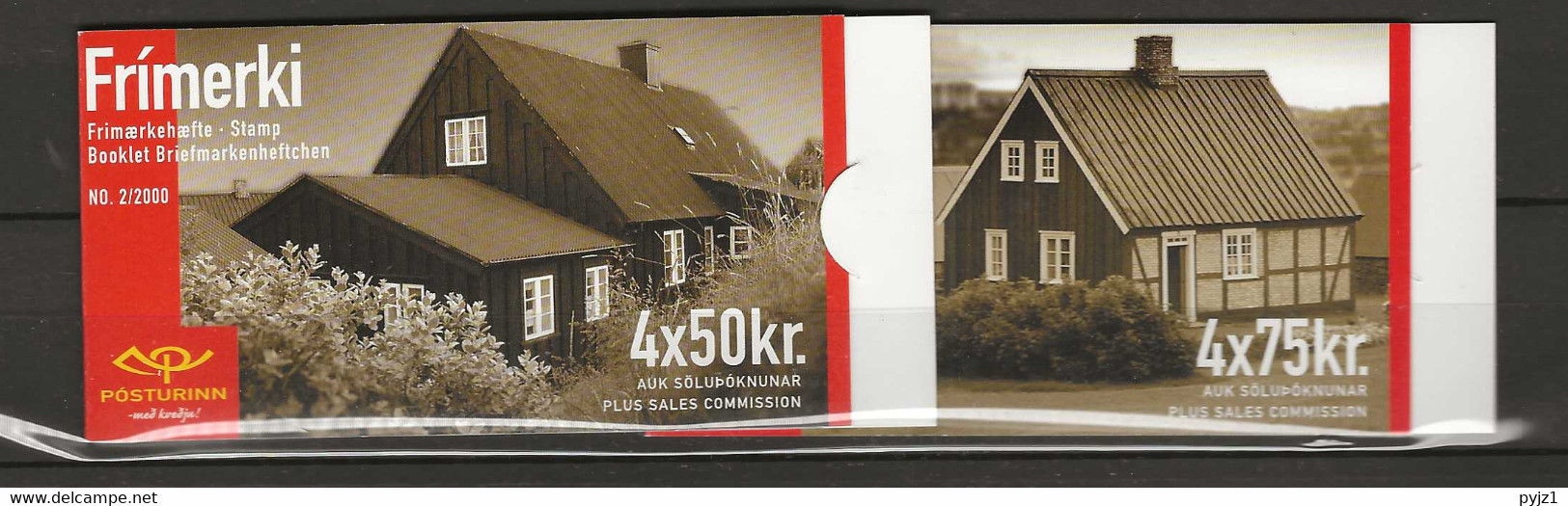 2000 MNH Iceland Booklet Mi 949-50 Postfris** - Booklets