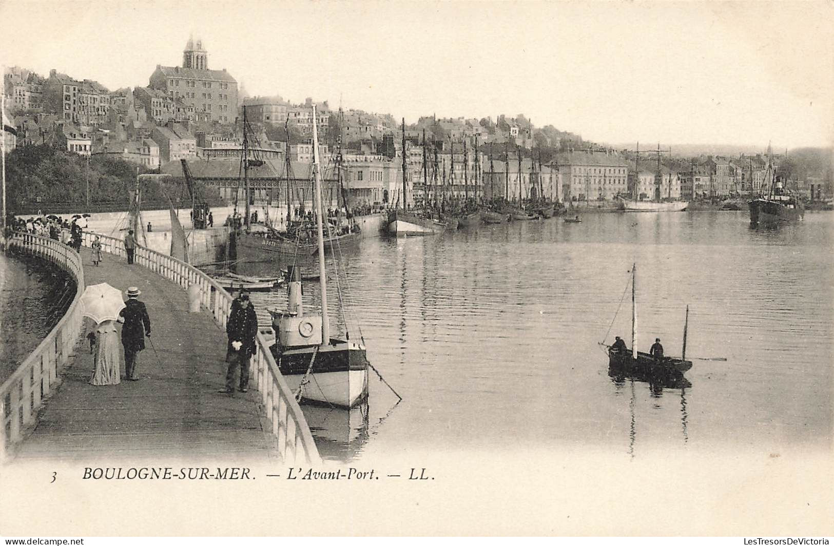 FRANCE - Boulogne Sur Mer - L'avant Port - Carte Postale Ancienne - Boulogne Sur Mer