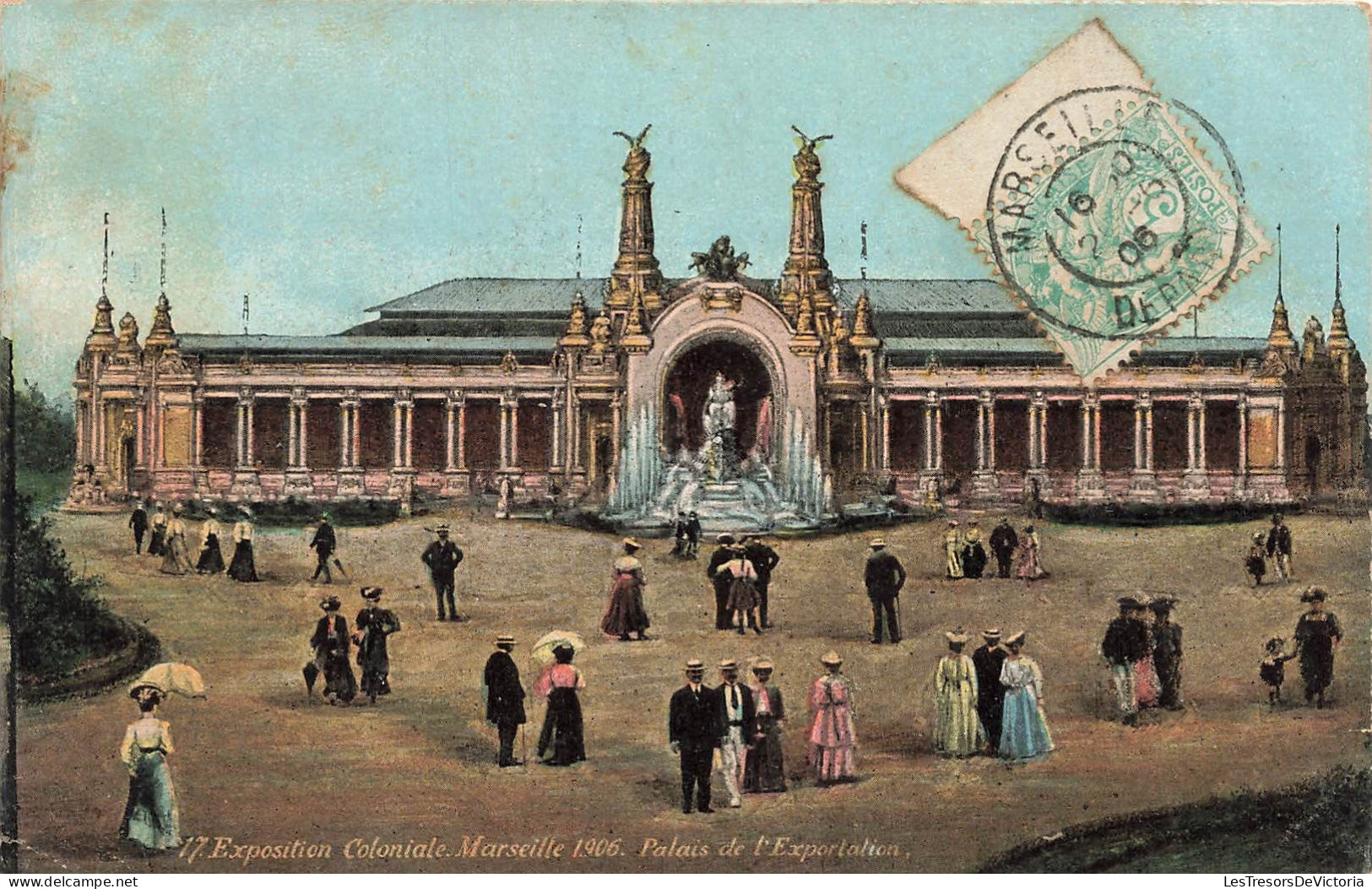 FRANCE - Marseille -  Exposition Coloniale 1906 - Palais De L'exportation - Carte Postale Ancienne - Kolonialausstellungen 1906 - 1922