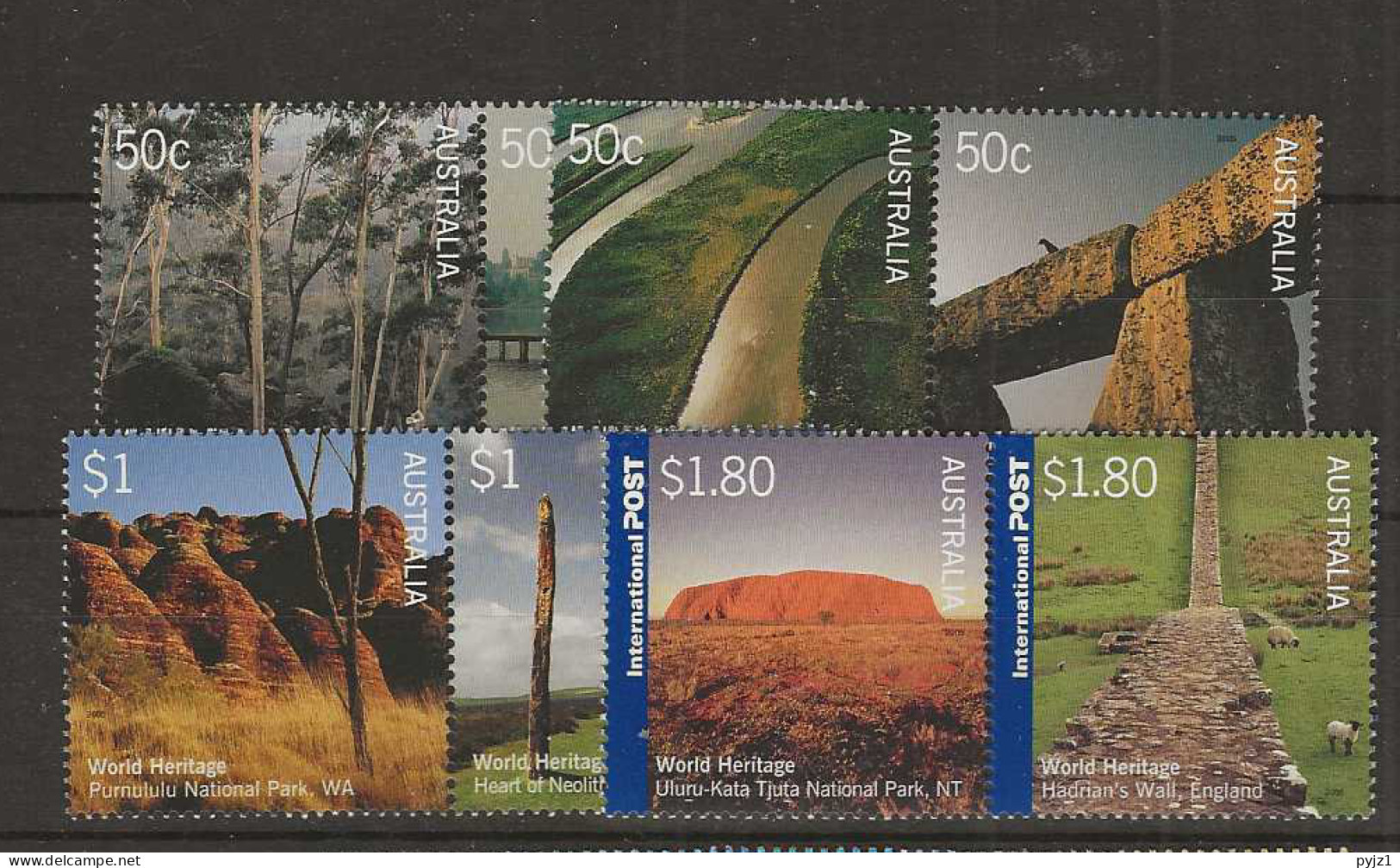 2005 MNH Australia Mi 2438-45 Postfris** - Mint Stamps