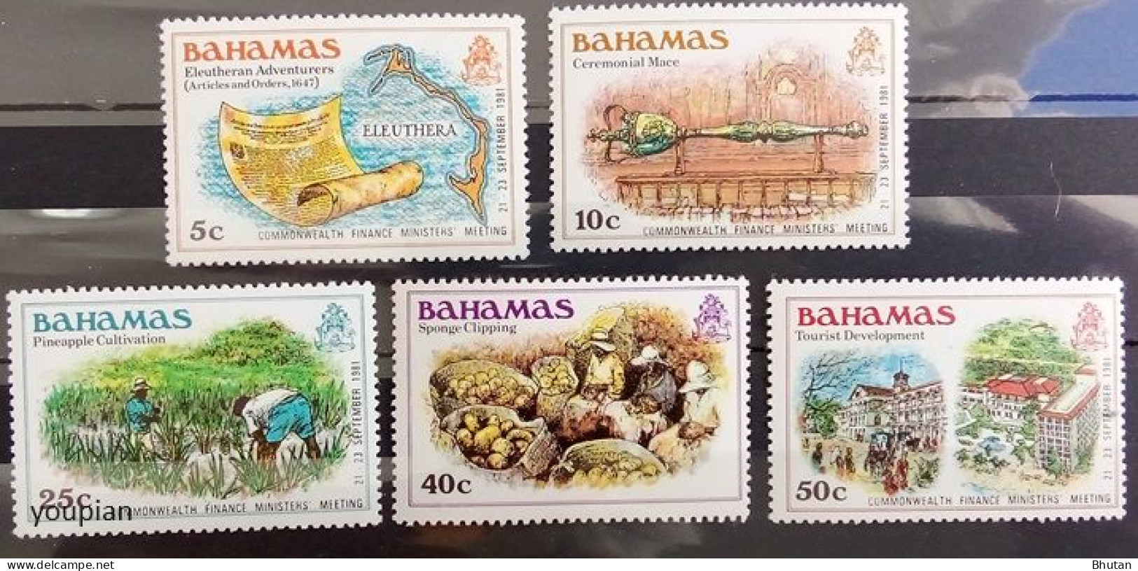 Bahamas 1981, History Of Bahamas, MNH Stamps Set - Bahamas (1973-...)