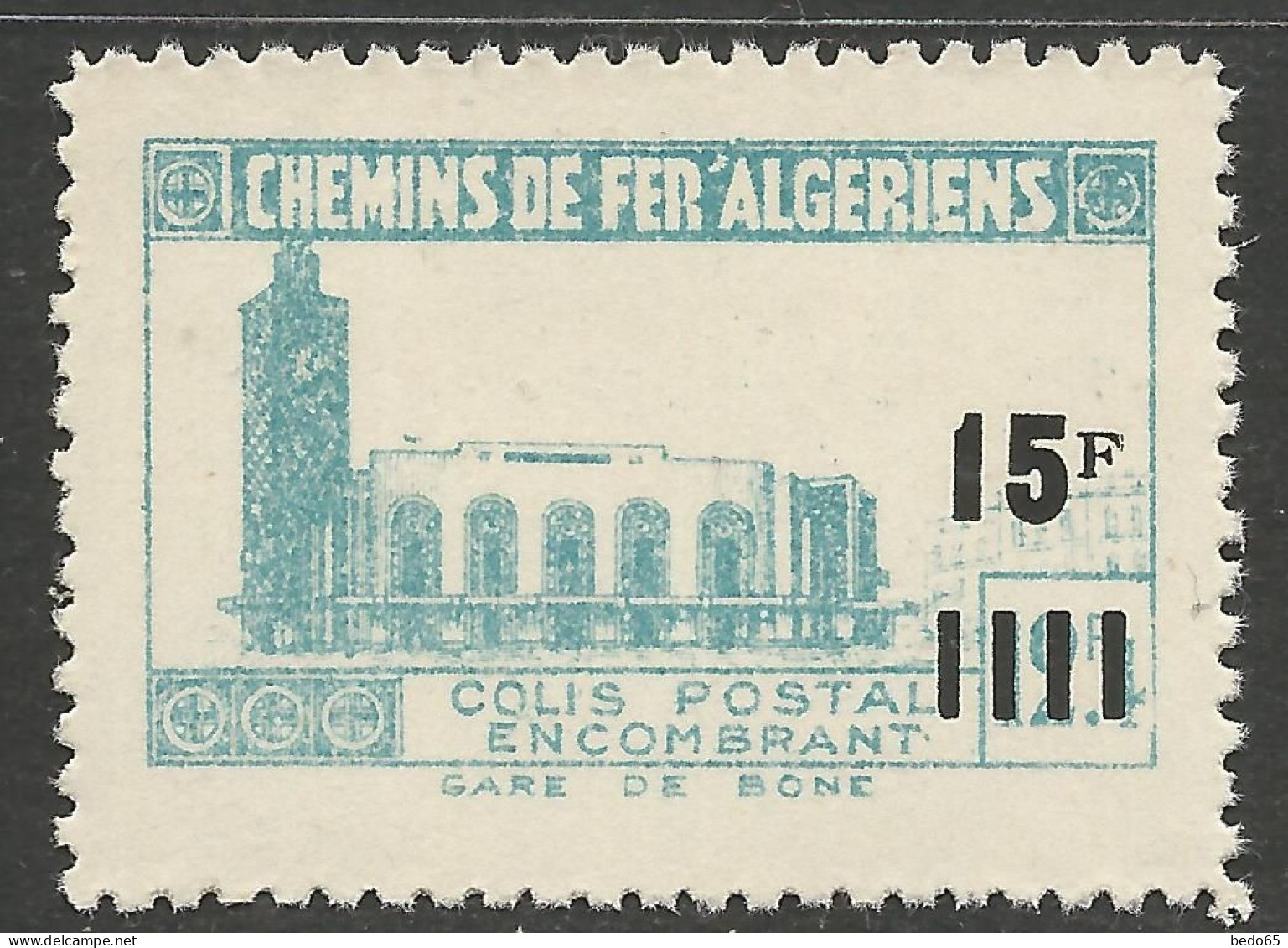 ALGERIE COLIS POSTAUX  N° 164a NEUF** LUXE SANS CHARNIERE  / Hingeless  / MNH - Paquetes Postales