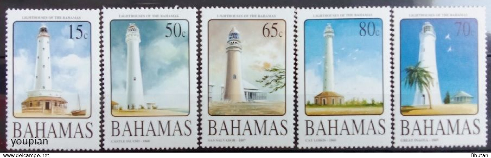 Bahamas 2004, Lighthouses, MNH Stamps Set - Bahamas (1973-...)