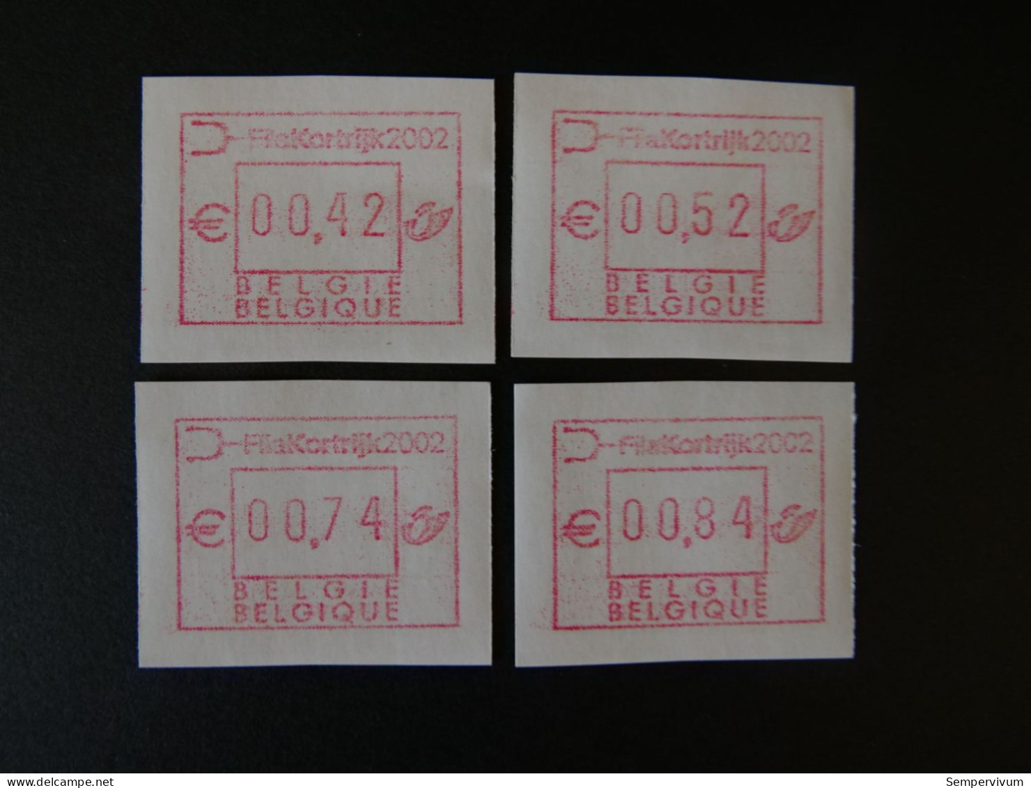 ATM 108 FILA KORTRIJK 2002 COB 12€ - Neufs