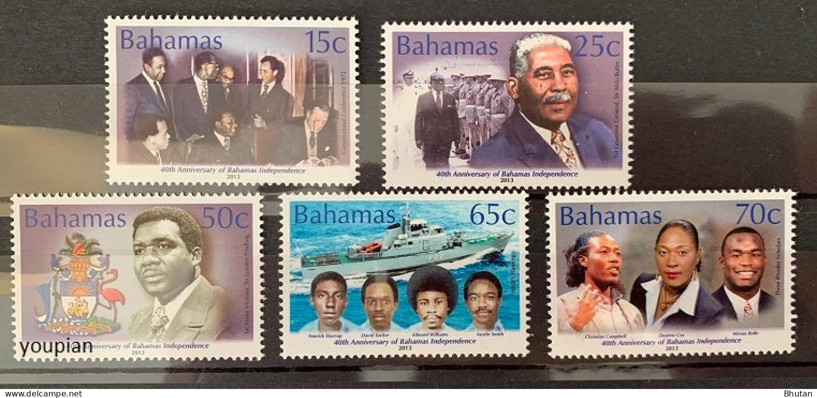 Bahamas 2013, 40th Anniversary Of Independence, MNH Stamps Set - Bahamas (1973-...)