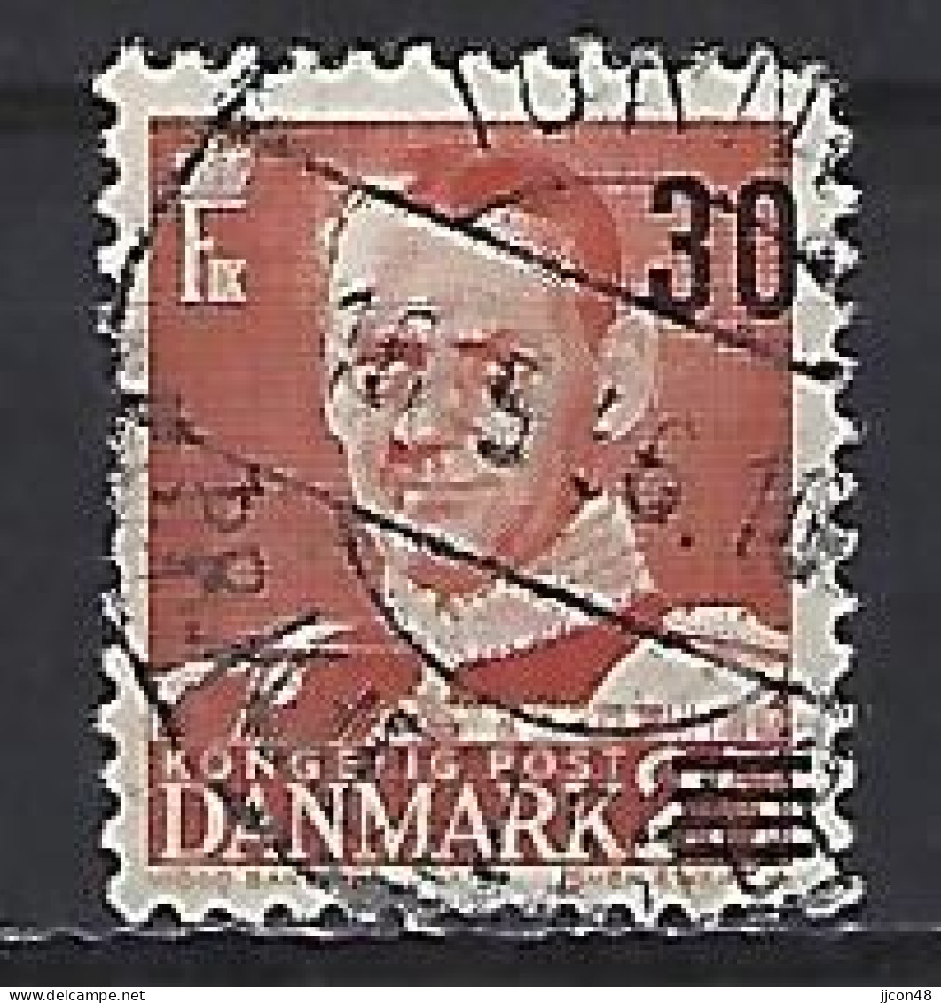 Denmark  1955-56  Frederik IX Overprints 30 On 25  (o) Mi.361 - Usati