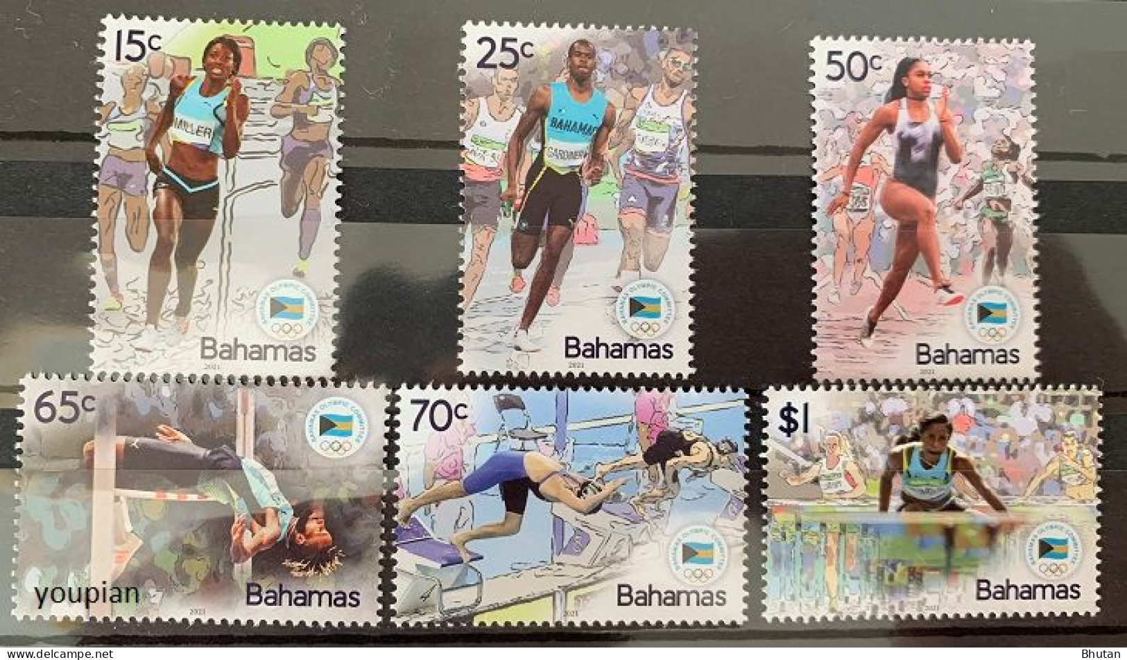 Bahamas 2021, Bahamas Olympic Committee, MNH Stamps Set - Bahamas (1973-...)