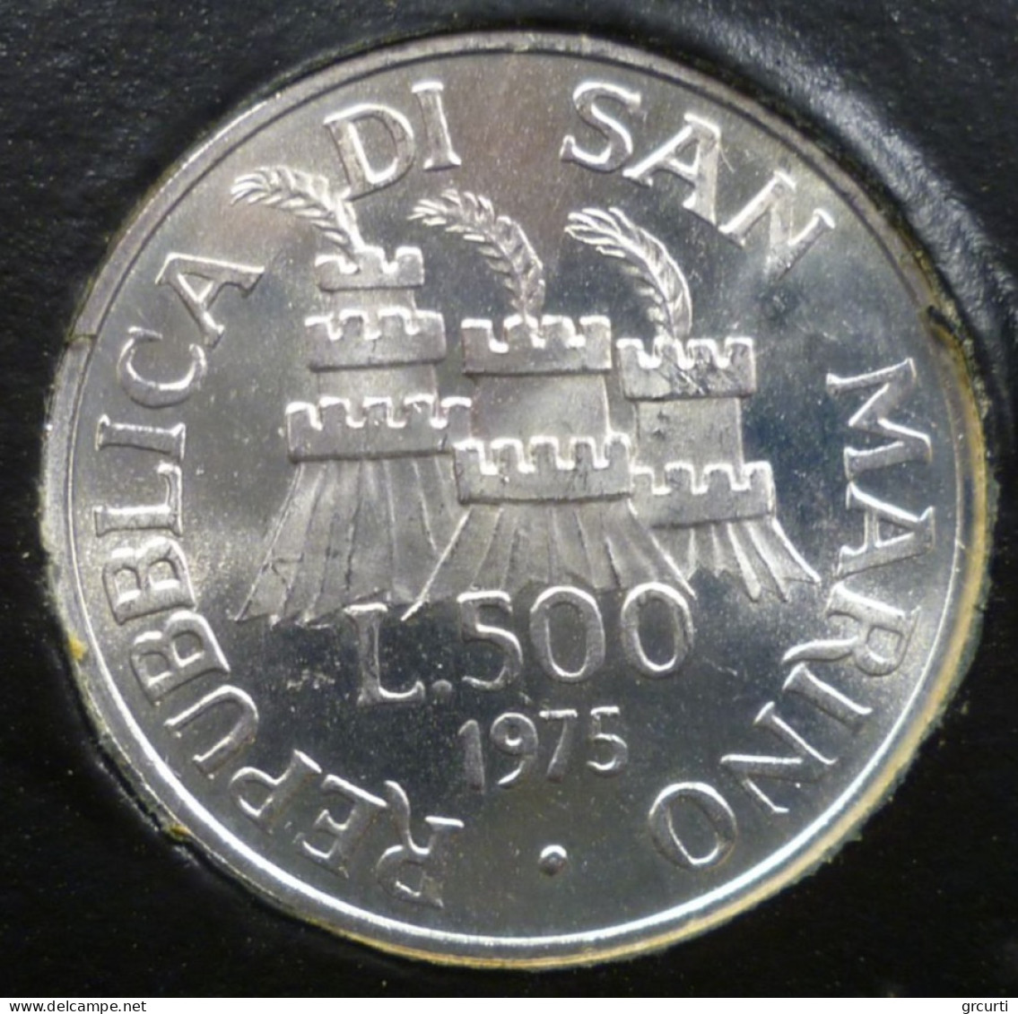 San Marino - 500 Lire 1975 - Scalpellino - Gig. 179 - KM# 48 - San Marino