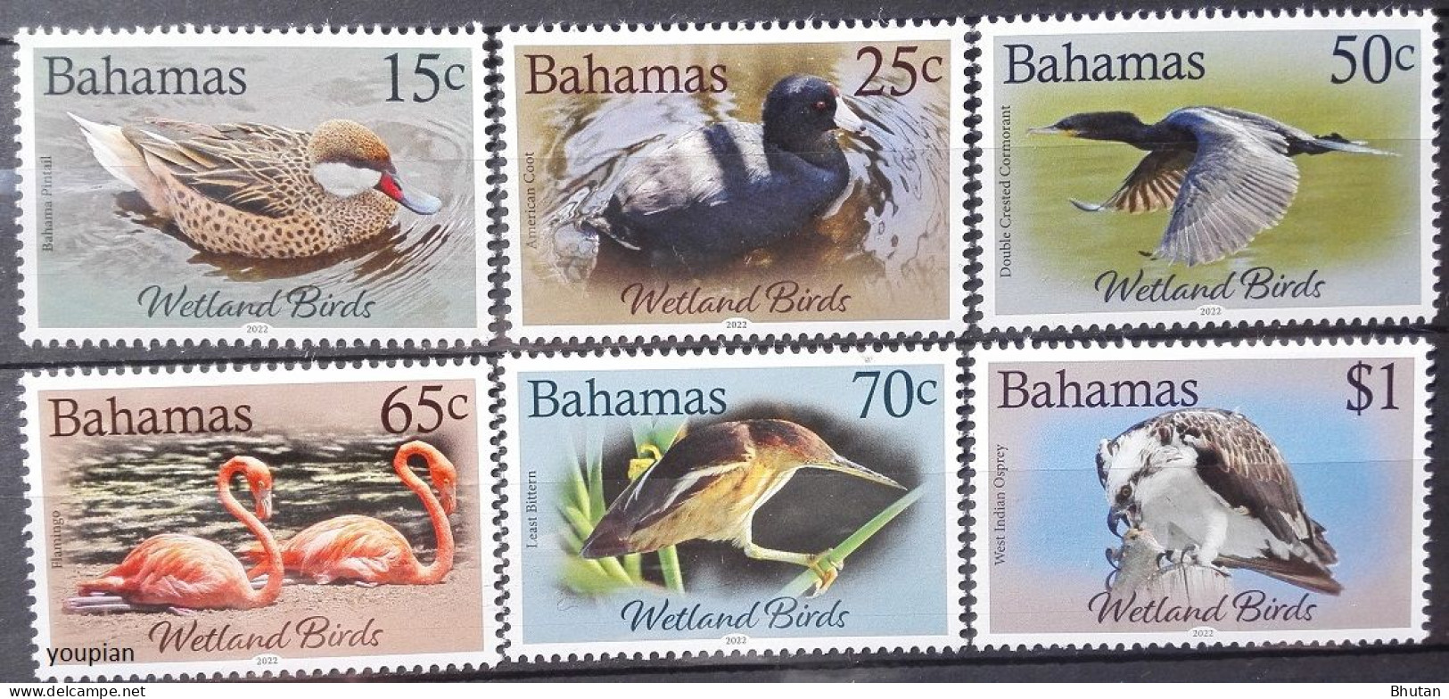 Bahamas 2022, Birds, MNH Stamps Set - Bahamas (1973-...)
