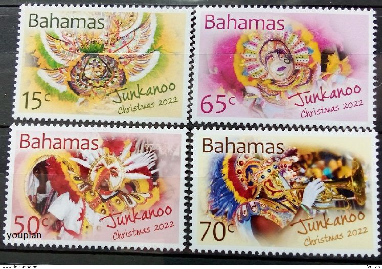 Bahamas 2022, Christmas - Carnival, MNH Stamps Set - Bahamas (1973-...)