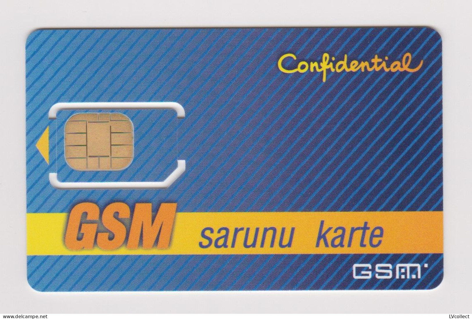 LATVIA Baltcom Confidential GSM SIM RARE! MINT - Letland